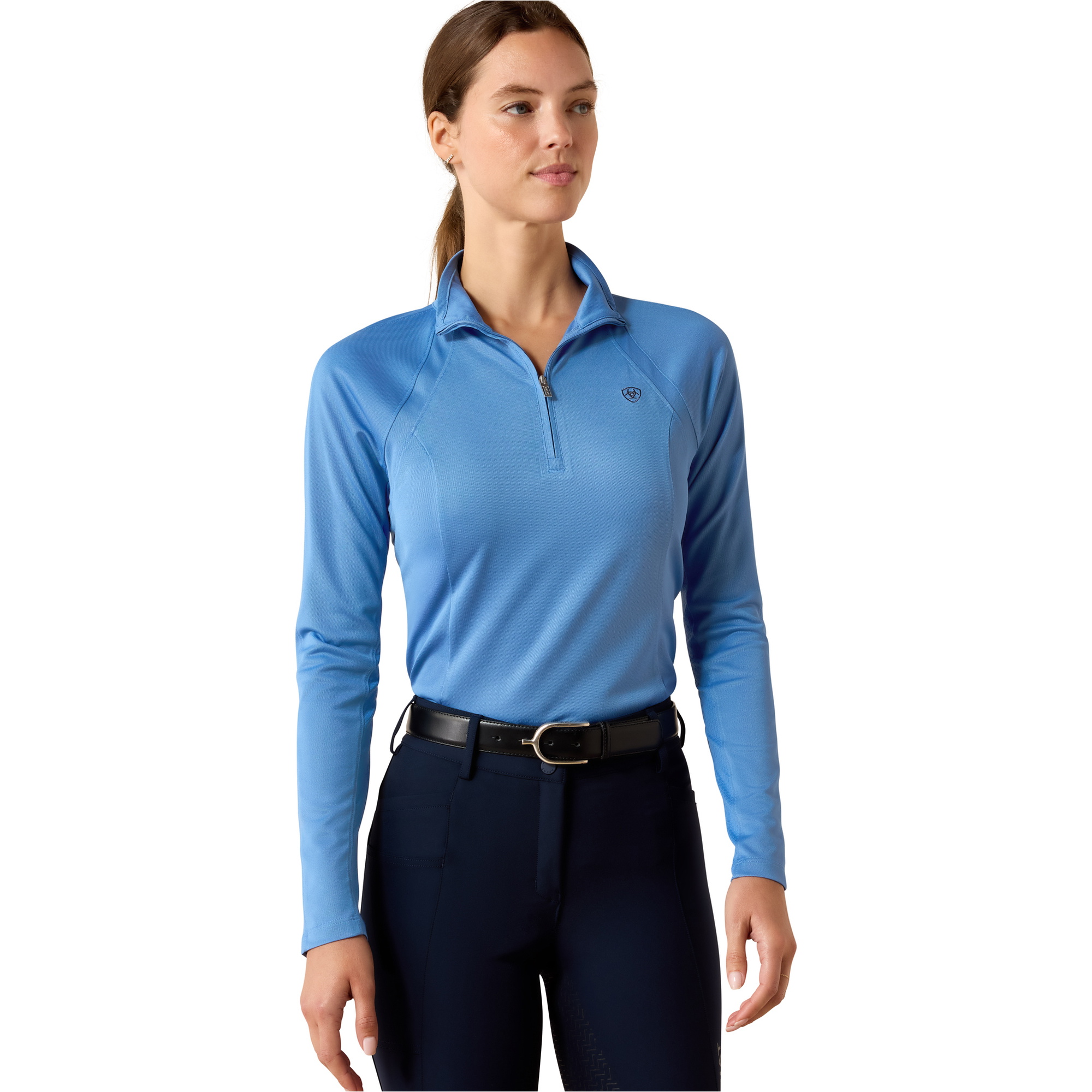 2026 Ariat Womens Sunstopper 3.0 1/4 Zip Baselayer 10071449 - Riviera